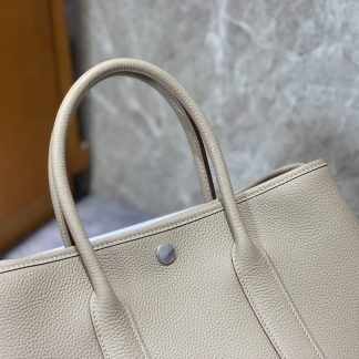 Replica Hermes Garden Party 30 Clemence Leather Bag
