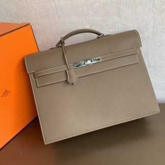 Replica Hermes Kelly Depeche 38 Calfskin Briefcase