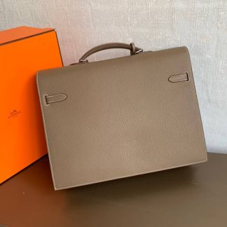 Replica Hermes Kelly Depeche 38 Calfskin Briefcase