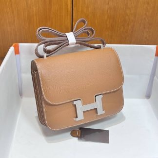 Replica Hermes Mini Constance 19 Epsom Calfskin Bag