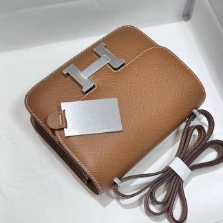 Replica Hermes Mini Constance 19 Epsom Calfskin Bag