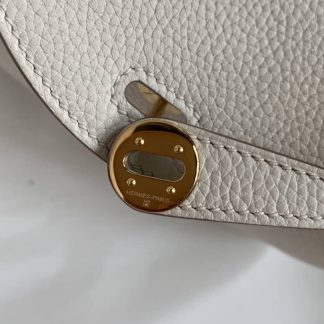 Replica Hermes Lindy Mini Clemence Leather Bag