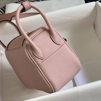 Replica Hermes Lindy Mini Clemence Leather Bag