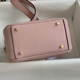 Replica Hermes Lindy Mini Clemence Leather Bag