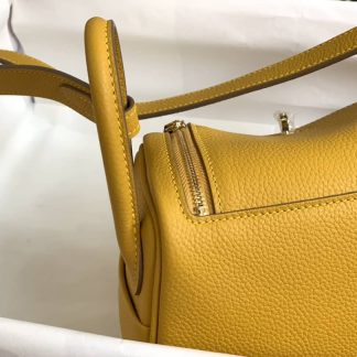 Replica Hermes Lindy Mini Clemence Leather Bag