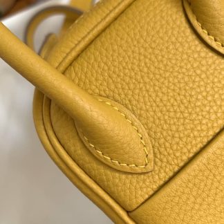 Replica Hermes Lindy Mini Clemence Leather Bag