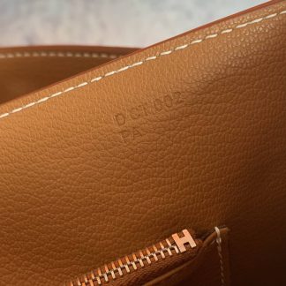 Replica Hermes Steve 35 Clemence Leather Messenger Bag