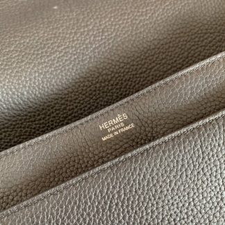 Replica Hermes Steve 35 Clemence Leather Messenger Bag