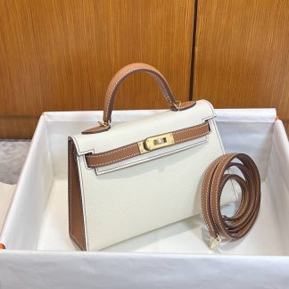 Replica Hermes Kelly Mini Epsom Calfskin Bag