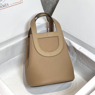 Replica Hermes In The Loop 18 Clemence Leather Bag