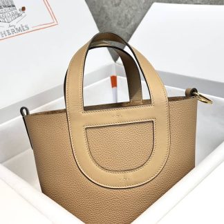 Replica Hermes In The Loop 18 Clemence Leather Bag