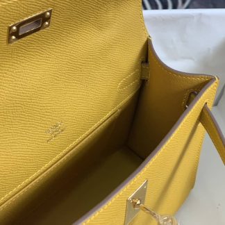 Replica Hermes Kelly Pochette Epsom Leather Bag