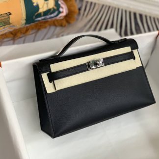 Replica Hermes Kelly Pochette Epsom Leather Bag
