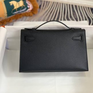 Replica Hermes Kelly Pochette Epsom Leather Bag