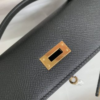 Replica Hermes Kelly Pochette Epsom Leather Bag
