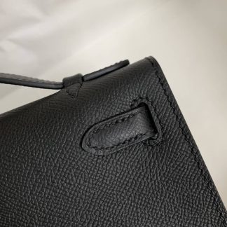 Replica Hermes Kelly Pochette Epsom Leather Bag