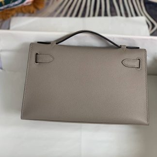 Replica Hermes Kelly Pochette Epsom Leather Bag