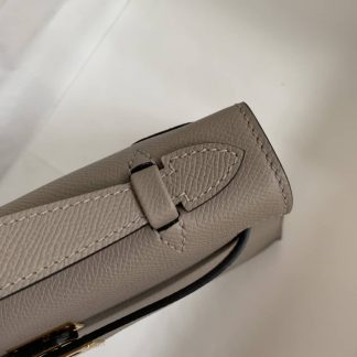 Replica Hermes Kelly Pochette Epsom Leather Bag