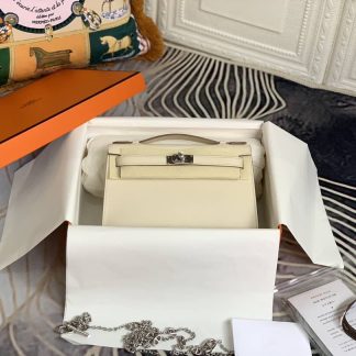 Replica Hermes Kelly Pochette Epsom Leather Bag