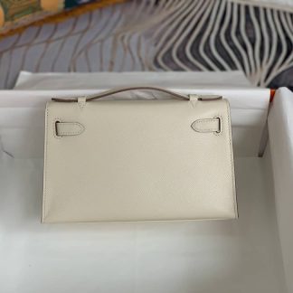 Replica Hermes Kelly Pochette Epsom Leather Bag