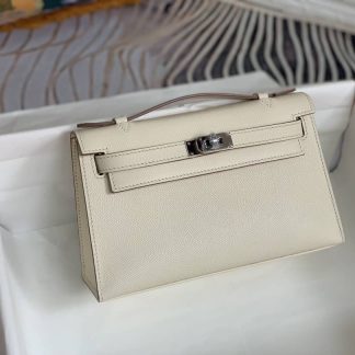 Replica Hermes Kelly Pochette Epsom Leather Bag