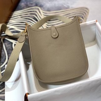 Replica Hermes Evelyne Mini Clemence Leather Bag