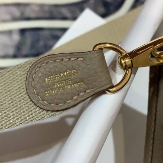 Replica Hermes Evelyne Mini Clemence Leather Bag