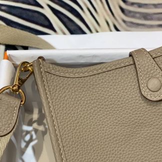 Replica Hermes Evelyne Mini Clemence Leather Bag