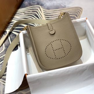 Replica Hermes Evelyne Mini Clemence Leather Bag