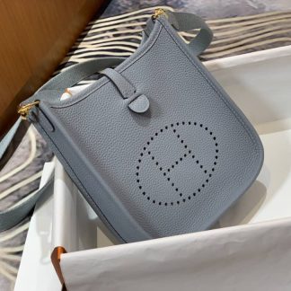 Replica Hermes Evelyne Mini Clemence Leather Bag