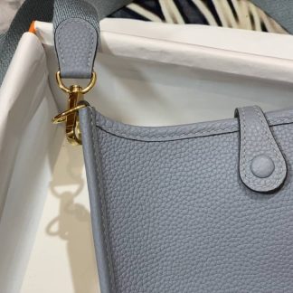Replica Hermes Evelyne Mini Clemence Leather Bag