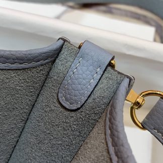 Replica Hermes Evelyne Mini Clemence Leather Bag