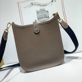 Replica Hermes Evelyne Mini Clemence Leather Bag