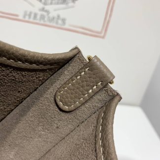 Replica Hermes Evelyne Mini Clemence Leather Bag