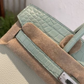Replica Hermes Touch Birkin 25 Niloticus Crocodile & Calfskin Leather Bag