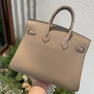 Replica Hermes Touch Birkin 25 Niloticus Crocodile & Calfskin Leather Bag