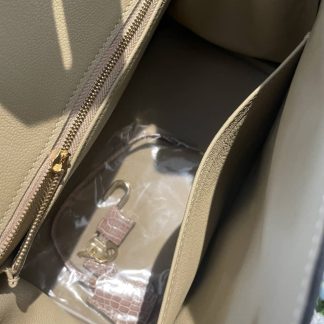 Replica Hermes Touch Birkin 25 Niloticus Crocodile & Calfskin Leather Bag