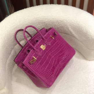 Replica Hermes Birkin 25 Niloticus Crocodile Leather Bag