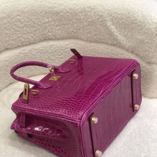 Replica Hermes Birkin 25 Niloticus Crocodile Leather Bag