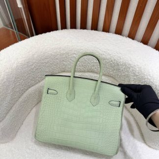 Replica Hermes Birkin 25 Niloticus Crocodile Leather Bag