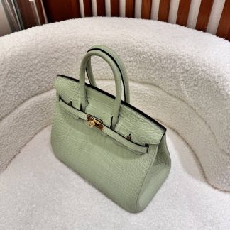 Replica Hermes Birkin 25 Niloticus Crocodile Leather Bag