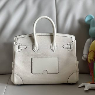 Replica Hermes Birkin Cargo 25 Canvas Swift Leather Bag
