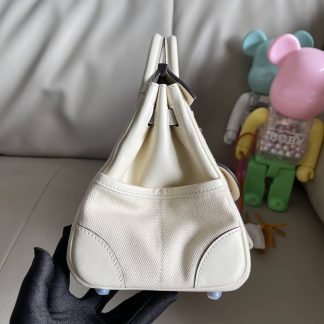 Replica Hermes Birkin Cargo 25 Canvas Swift Leather Bag