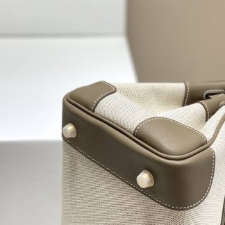 Replica Hermes Birkin 30 Canvas Swift Leather Bag