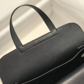 Replica Hermes Halzan Mini 22 Clemence Leather Bag