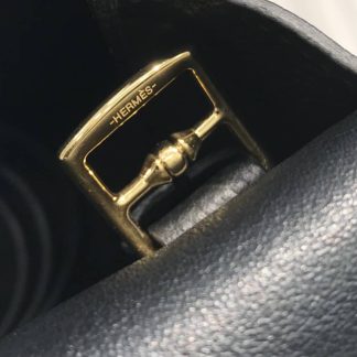Replica Hermes Halzan Mini 22 Clemence Leather Bag