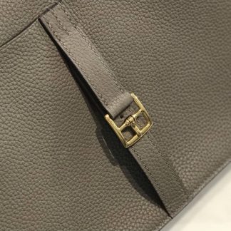 Replica Hermes Halzan Mini 22 Clemence Leather Bag