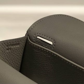 Replica Hermes Halzan Mini 22 Clemence Leather Bag