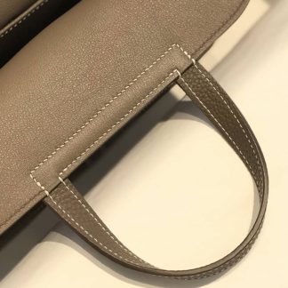 Replica Hermes Halzan Mini 22 Clemence Leather Bag