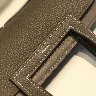 Replica Hermes Halzan Mini 22 Clemence Leather Bag
